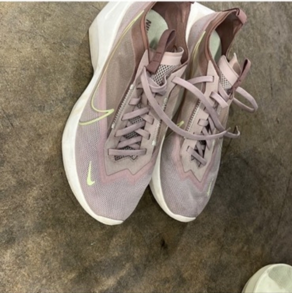Nike Pink and White Sneakers